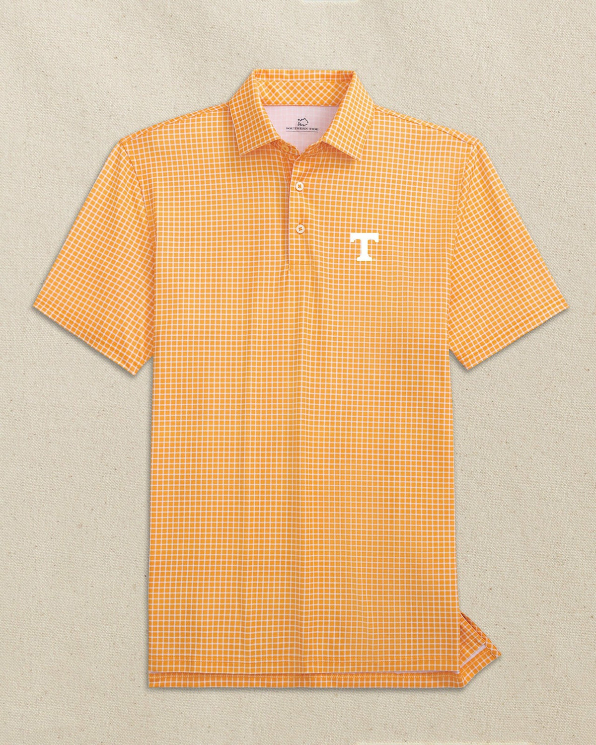 Tennessee Vols Driver Dunes Edge Plaid Polo