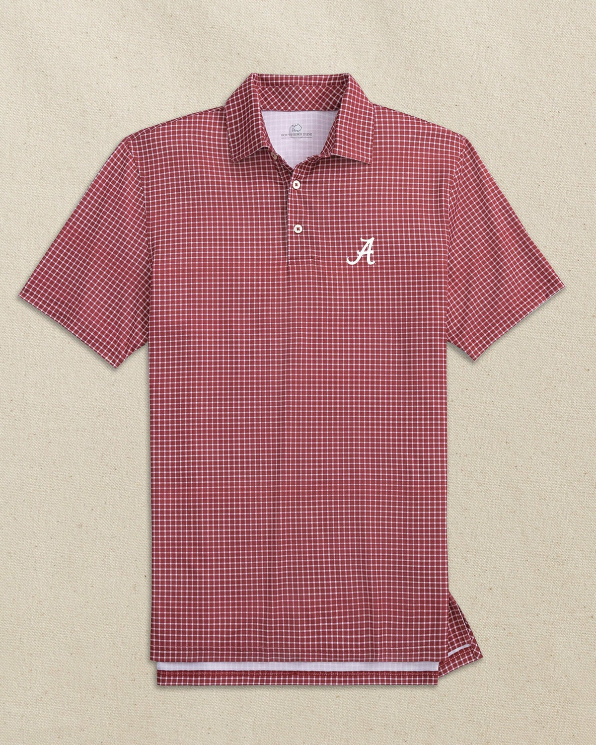 Alabama Crimson Tide Dunes Edge Plaid Polo