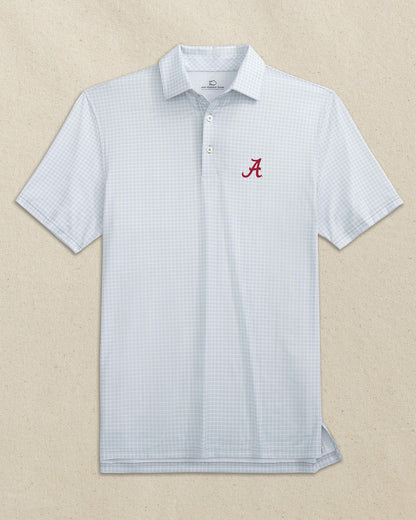 Alabama Crimson Tide Dunes Edge Plaid Polo