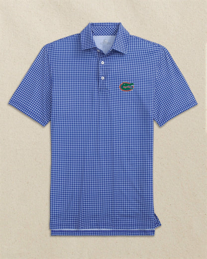 Florida Gators Driver Dunes Edge Plaid Polo