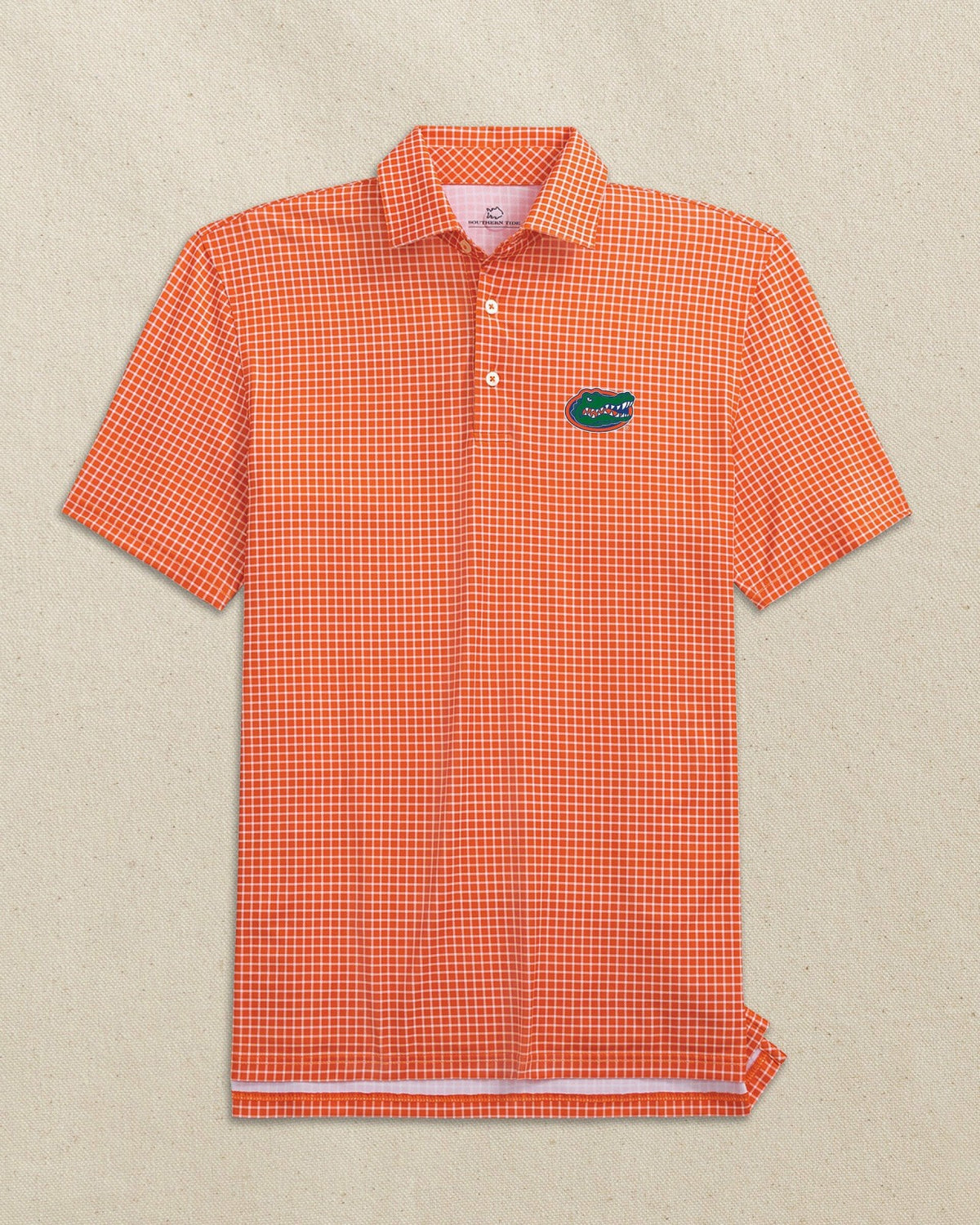 Florida Gators Driver Dunes Edge Plaid Polo