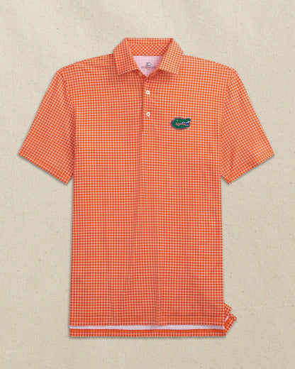 Florida Gators Driver Dunes Edge Plaid Polo