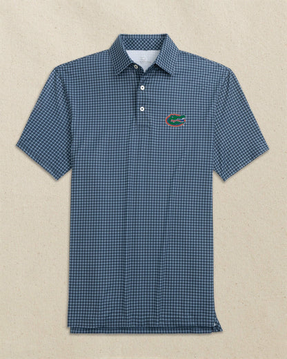 Florida Gators Driver Dunes Edge Plaid Polo