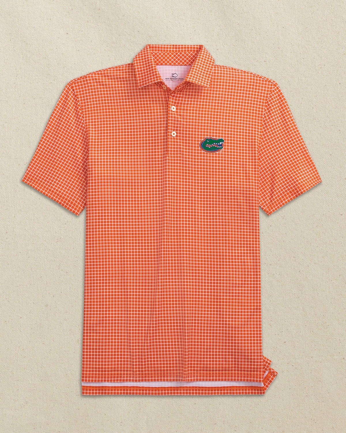 Florida Gators Driver Dunes Edge Plaid Polo