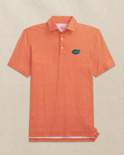 Florida Gators Driver Dunes Edge Plaid Polo