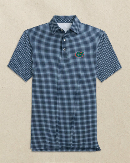 Florida Gators Driver Dunes Edge Plaid Polo