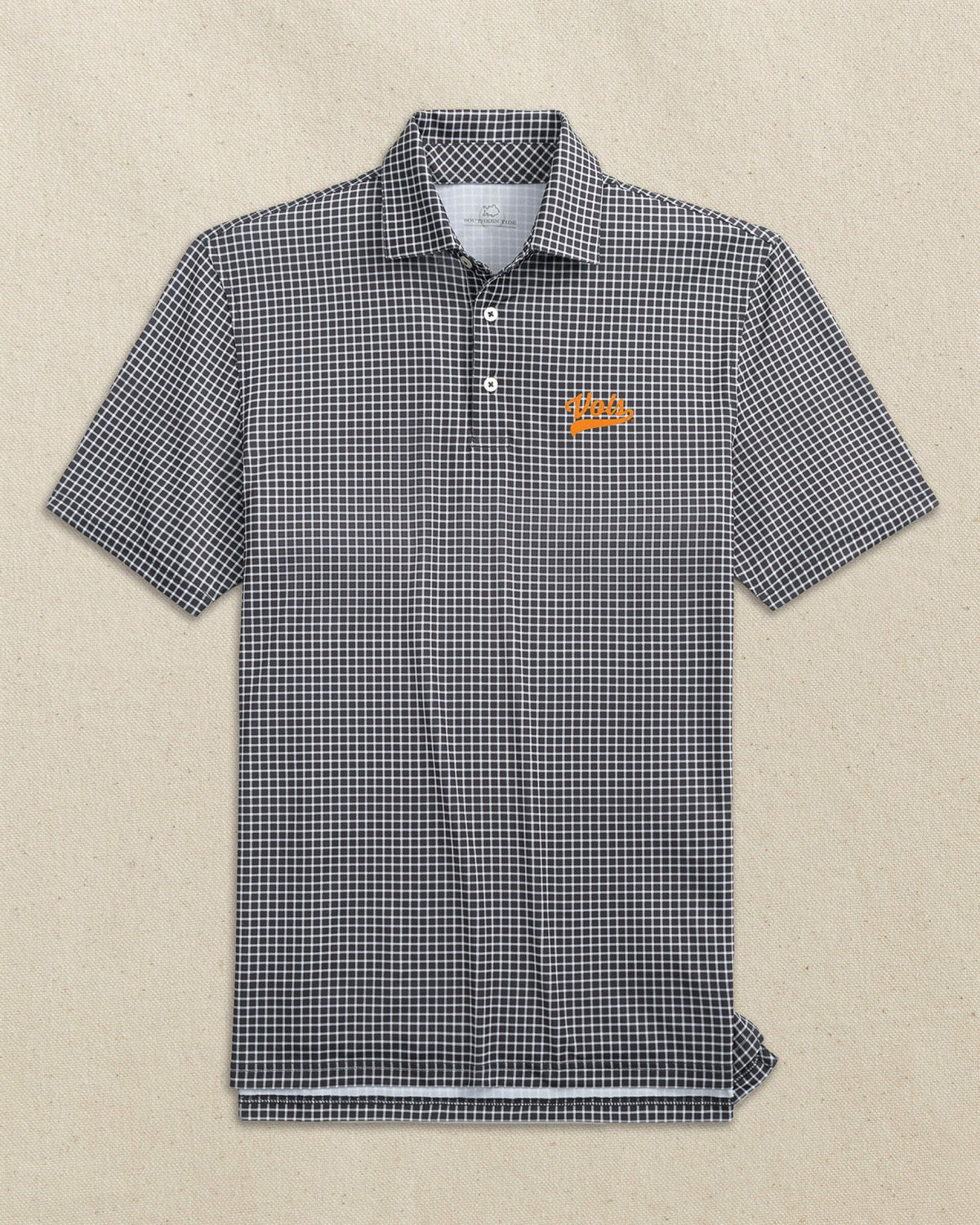Tennessee Vols Script Dunes Edge Plaid Polo