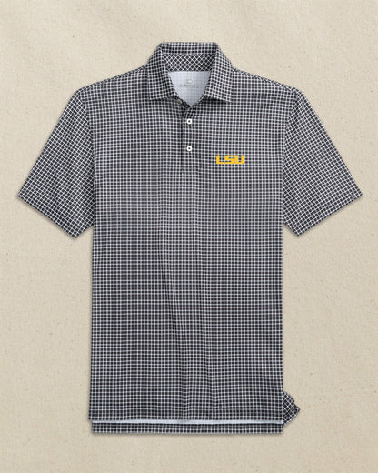 LSU Tigers Driver Dunes Edge Plaid Polo