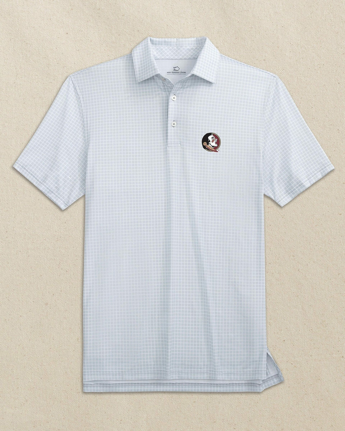 FSU Seminoles Driver Dunes Edge Plaid Polo