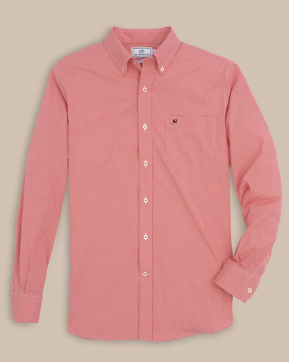 Georgia Bulldogs Gingham Button Down Shirt
