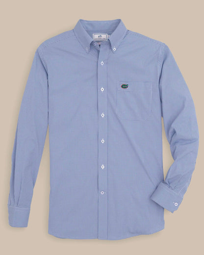 Florida Gators Gingham Button Down Shirt Collegiate