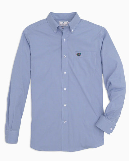 Florida Gators Gingham Button Down Shirt Collegiate