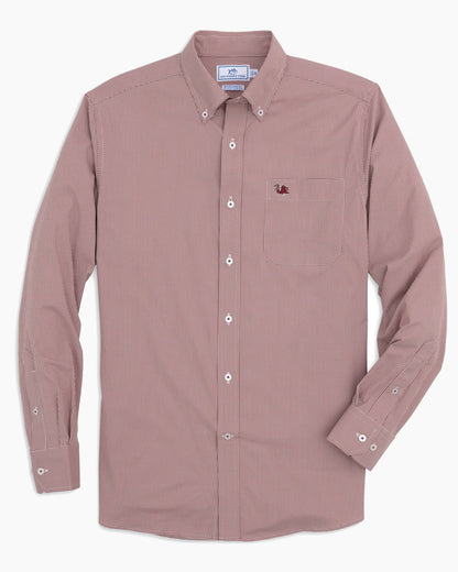 USC Gamecocks Gingham Button Down Shirt