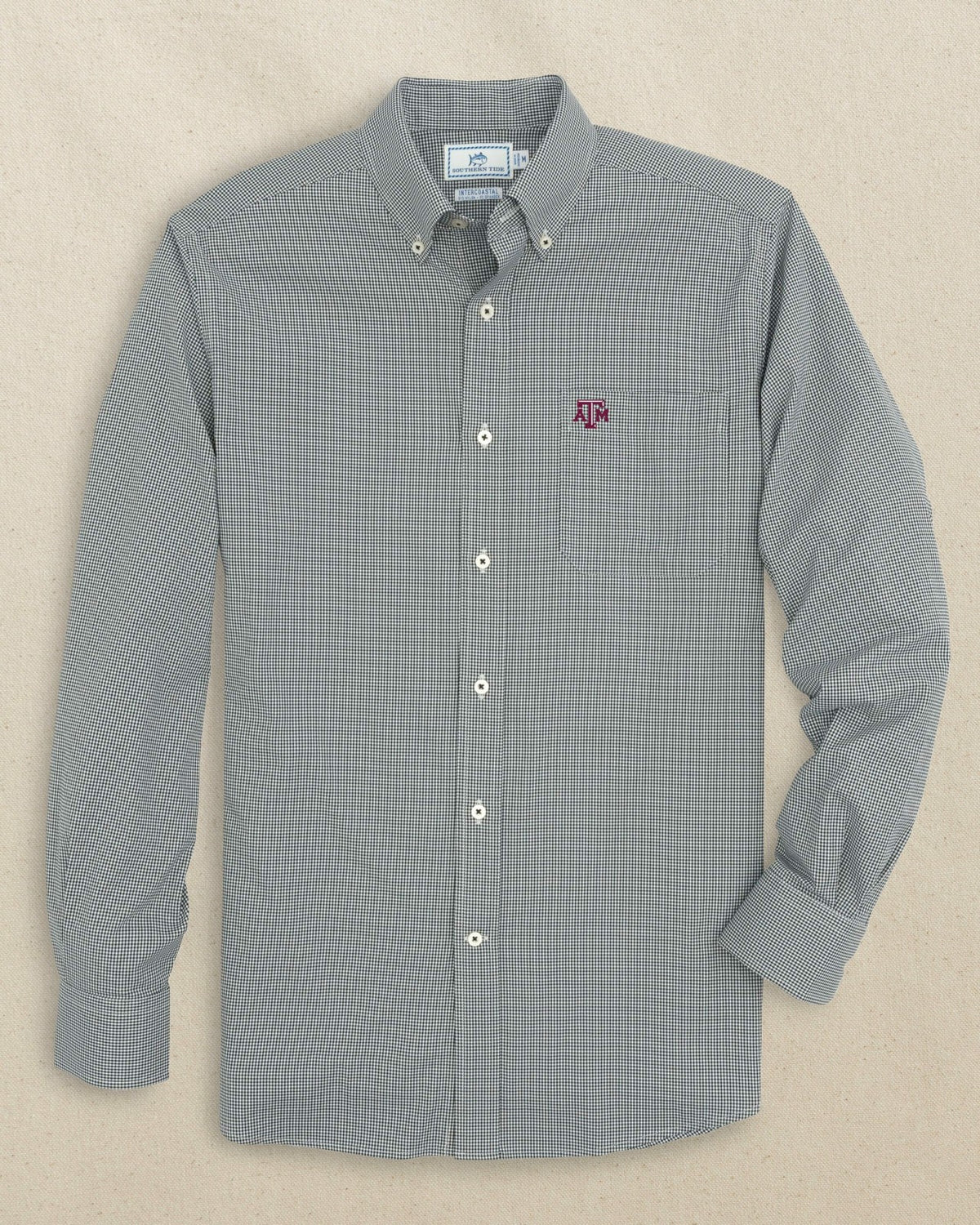Texas A&M Aggies Gingham Button Down Shirt