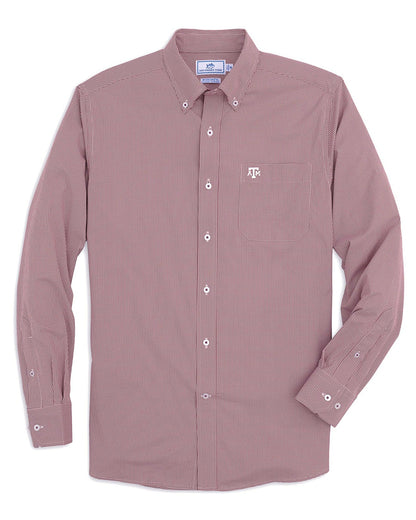 Texas A&M Aggies Gingham Button Down Shirt