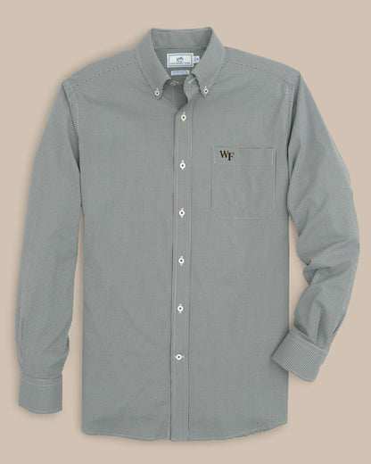 Wake Forest Gingham Button Down Shirt Collegiate