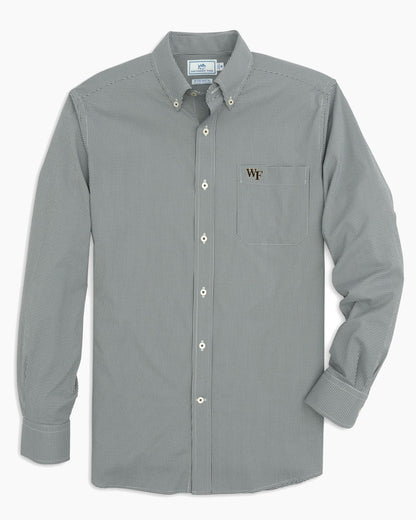 Wake Forest Gingham Button Down Shirt Collegiate