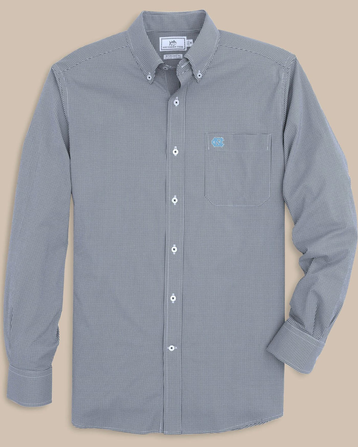 UNC Tar Heels Gingham Button Down Shirt Collegiate