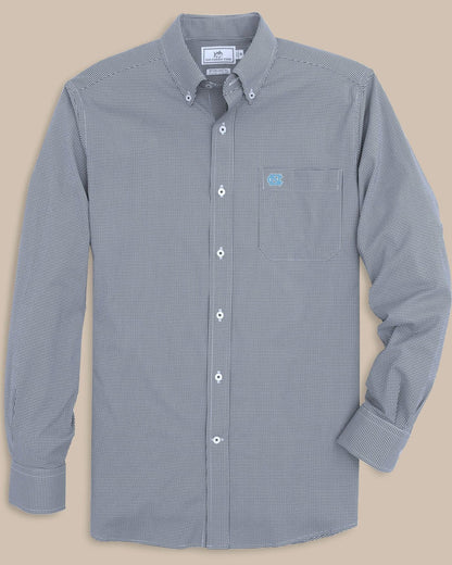 UNC Tar Heels Gingham Button Down Shirt Collegiate