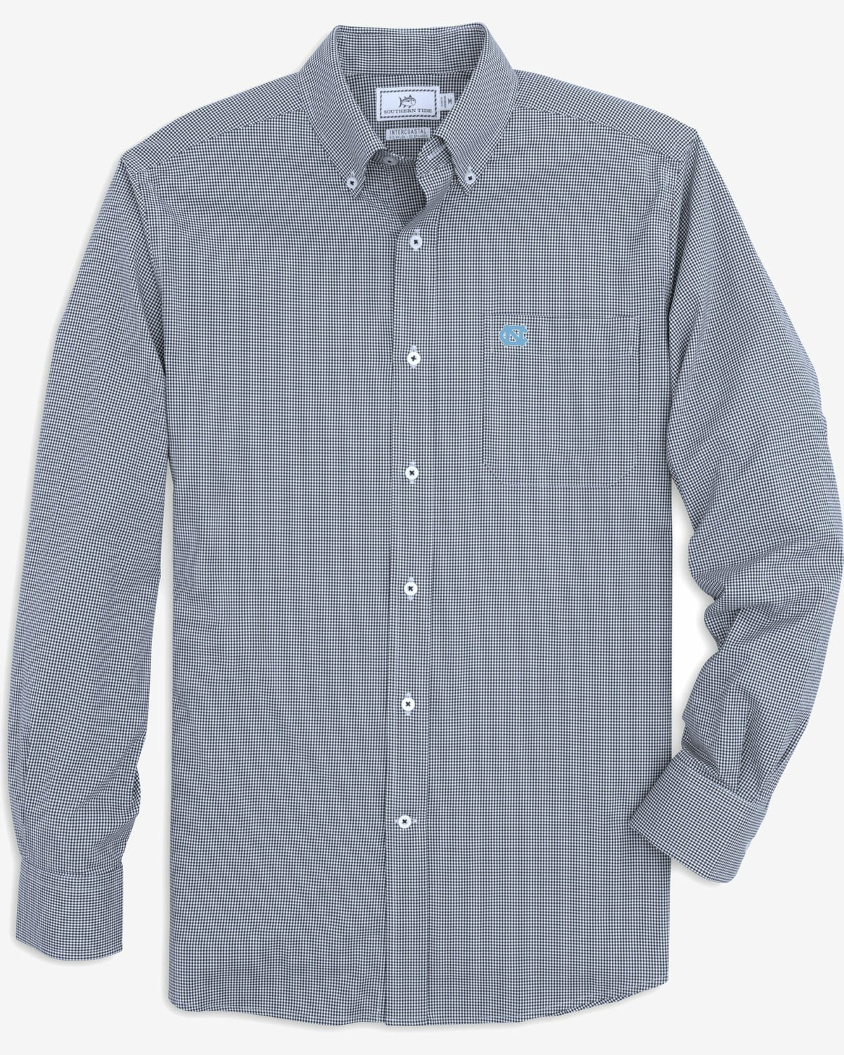 UNC Tar Heels Gingham Button Down Shirt Collegiate