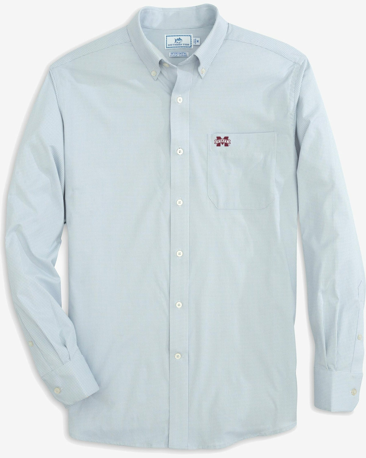 Mississippi State Bulldogs Gingham Button Down Shirt