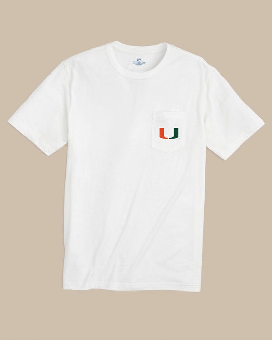 Miami Hurricanes Embroidered Short Sleeve T-Shirt