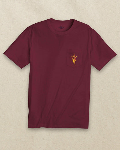 Arizona State Embroidered Short Sleeve T-Shirt