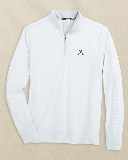 UVA Cavaliers Stripe Heather Quarter Zip