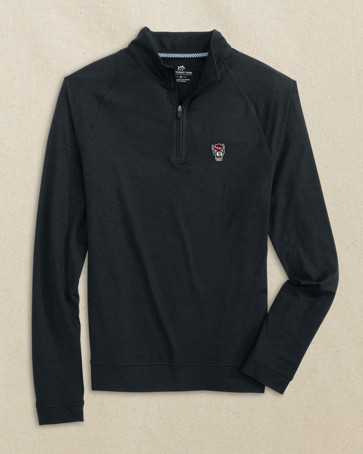 NC State Wolf Head Cruiser Quarter Zip