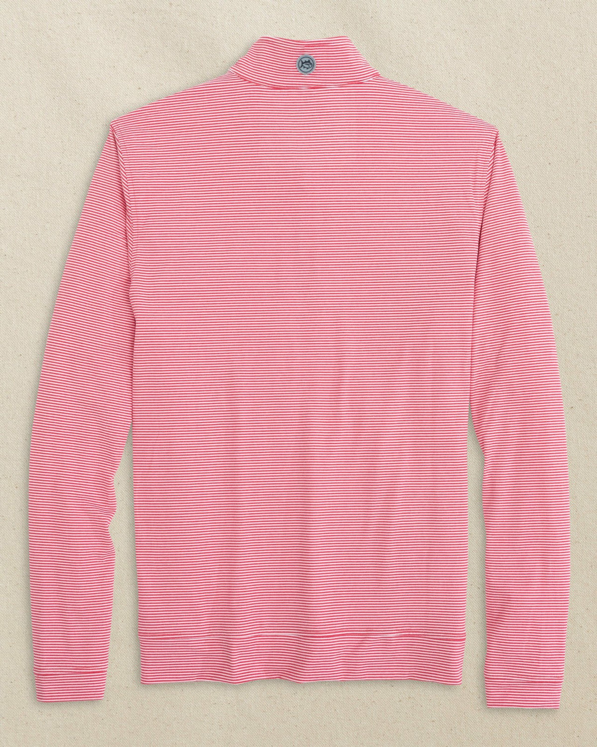 NC State Wolf Head Micro-Stripe Quarter Zip