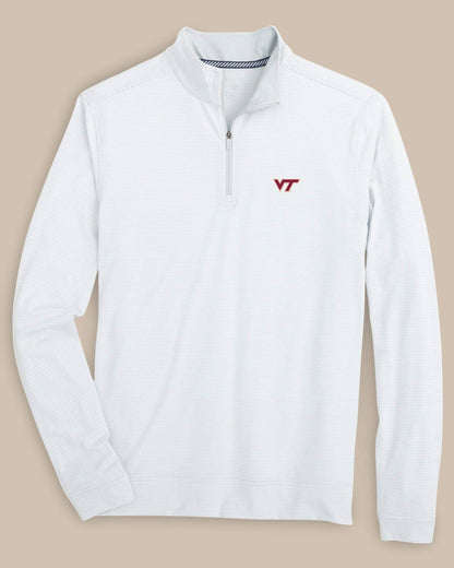 Virginia Tech Hokies Stripe Heather Quarter Zip