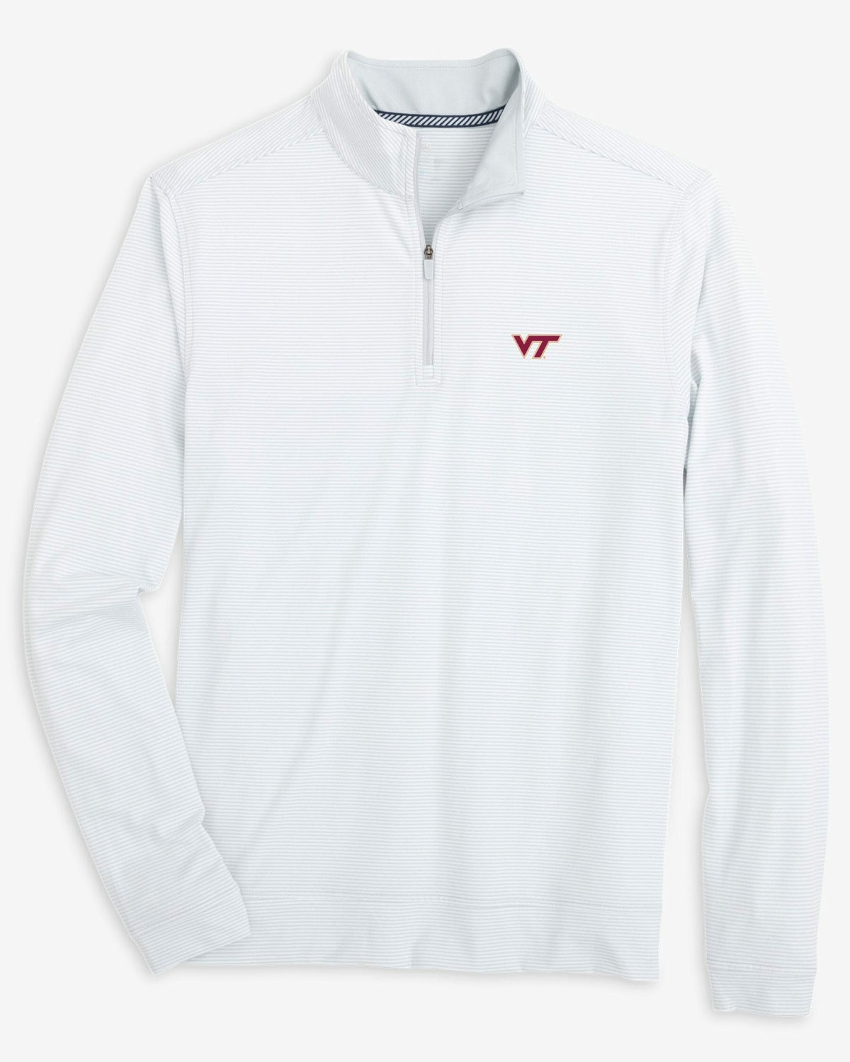 Virginia Tech Hokies Stripe Heather Quarter Zip