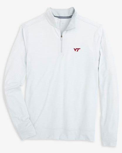 Virginia Tech Hokies Stripe Heather Quarter Zip