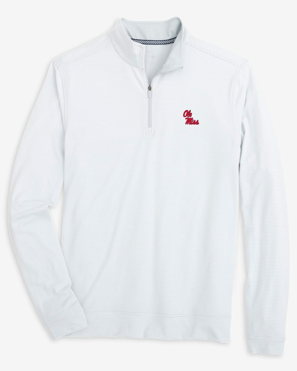 Ole Miss Rebels Stripe Heather Quarter Zip