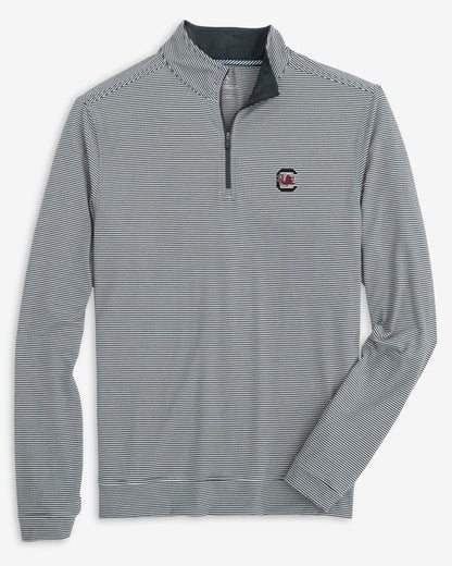 USC Gamecocks Stripe Heather Quarter Zip