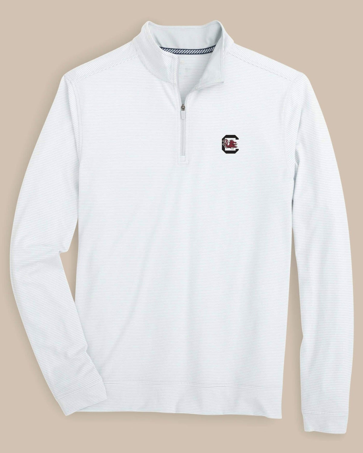 USC Gamecocks Stripe Heather Quarter Zip