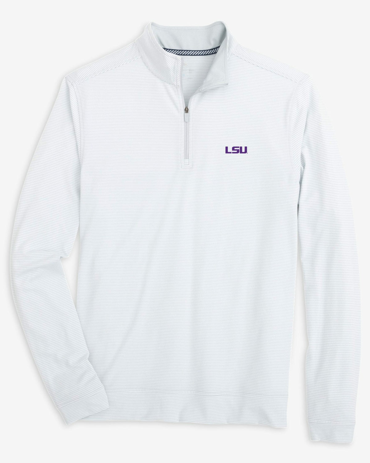 LSU Tigers Stripe Heather Quarter Zip