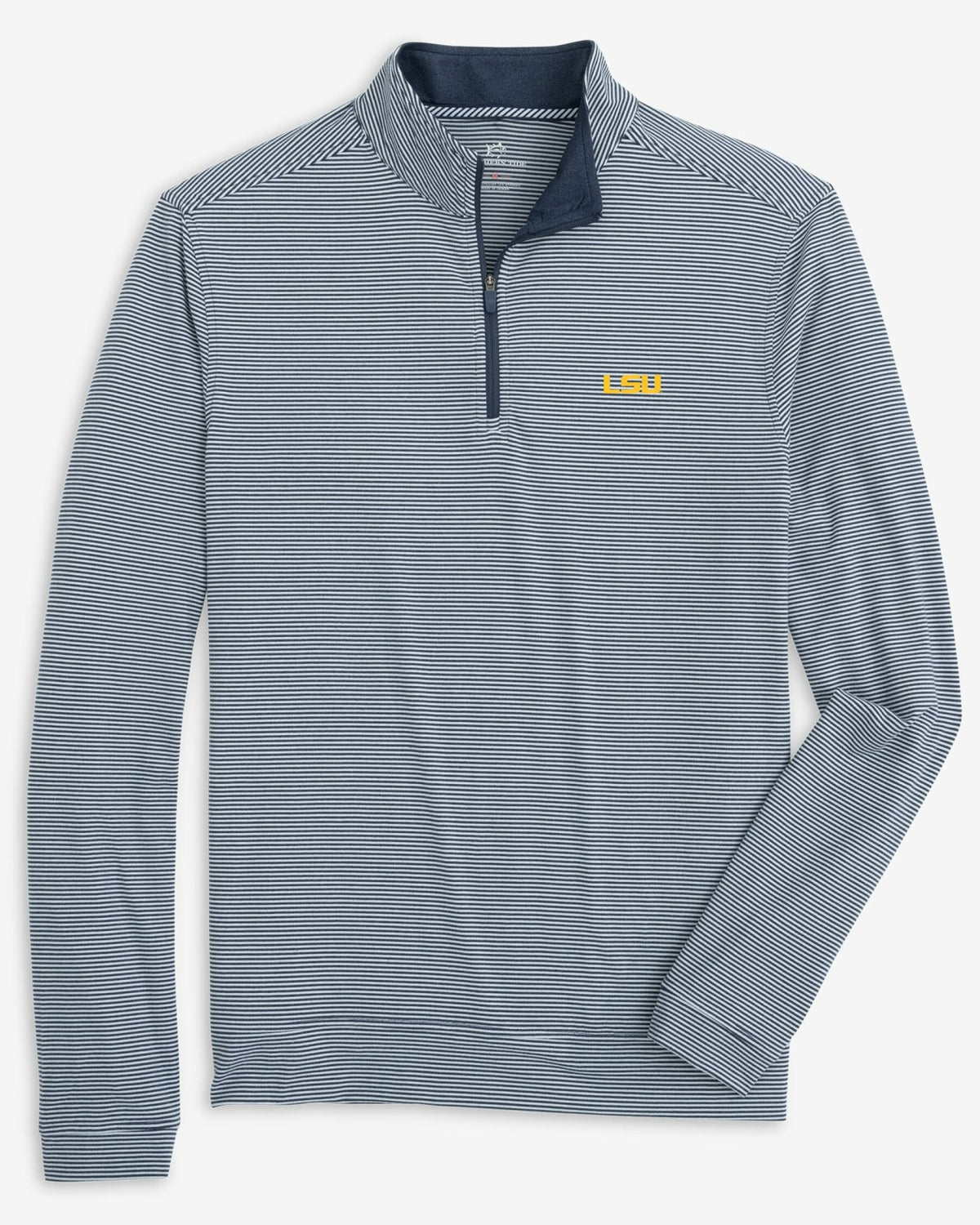 LSU Tigers Stripe Heather Quarter Zip