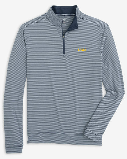 LSU Tigers Stripe Heather Quarter Zip