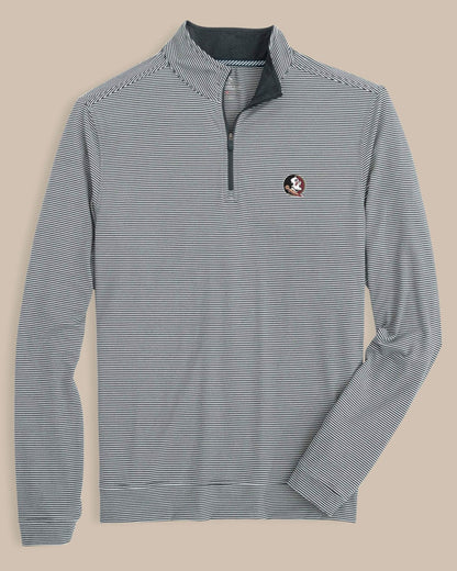 FSU Seminoles Stripe Heather Quarter Zip