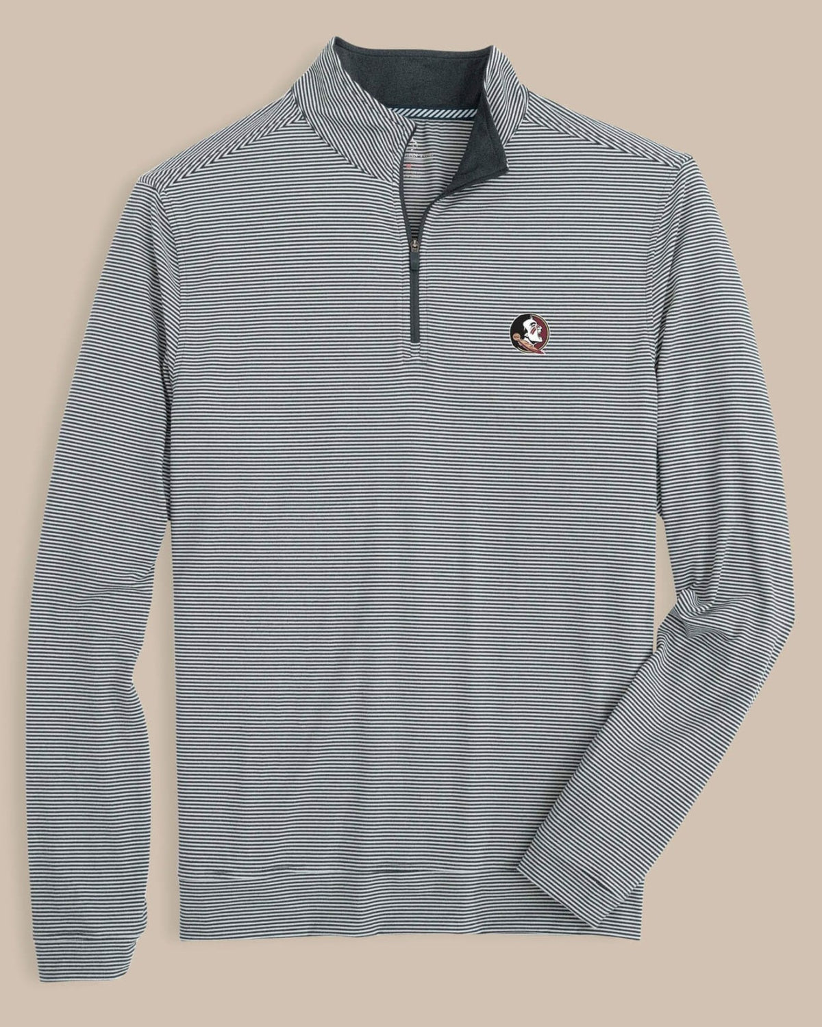 FSU Seminoles Stripe Heather Quarter Zip
