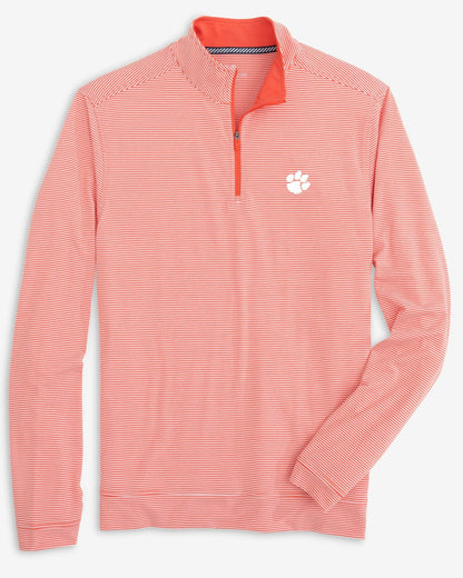 Clemson Tigers Stripe Heather Quarter Zip