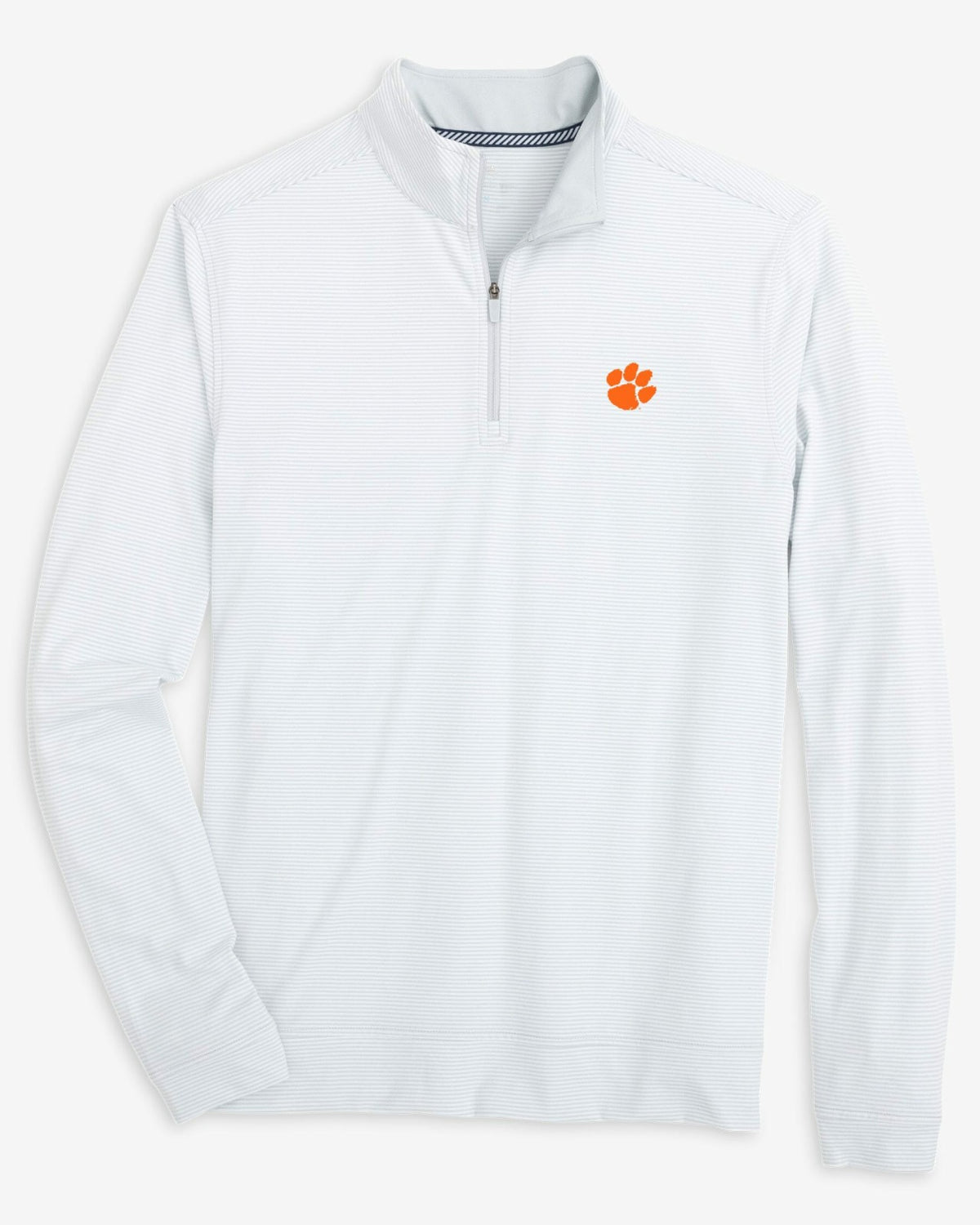 Clemson Tigers Stripe Heather Quarter Zip