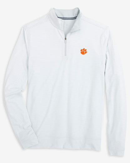 Clemson Tigers Stripe Heather Quarter Zip