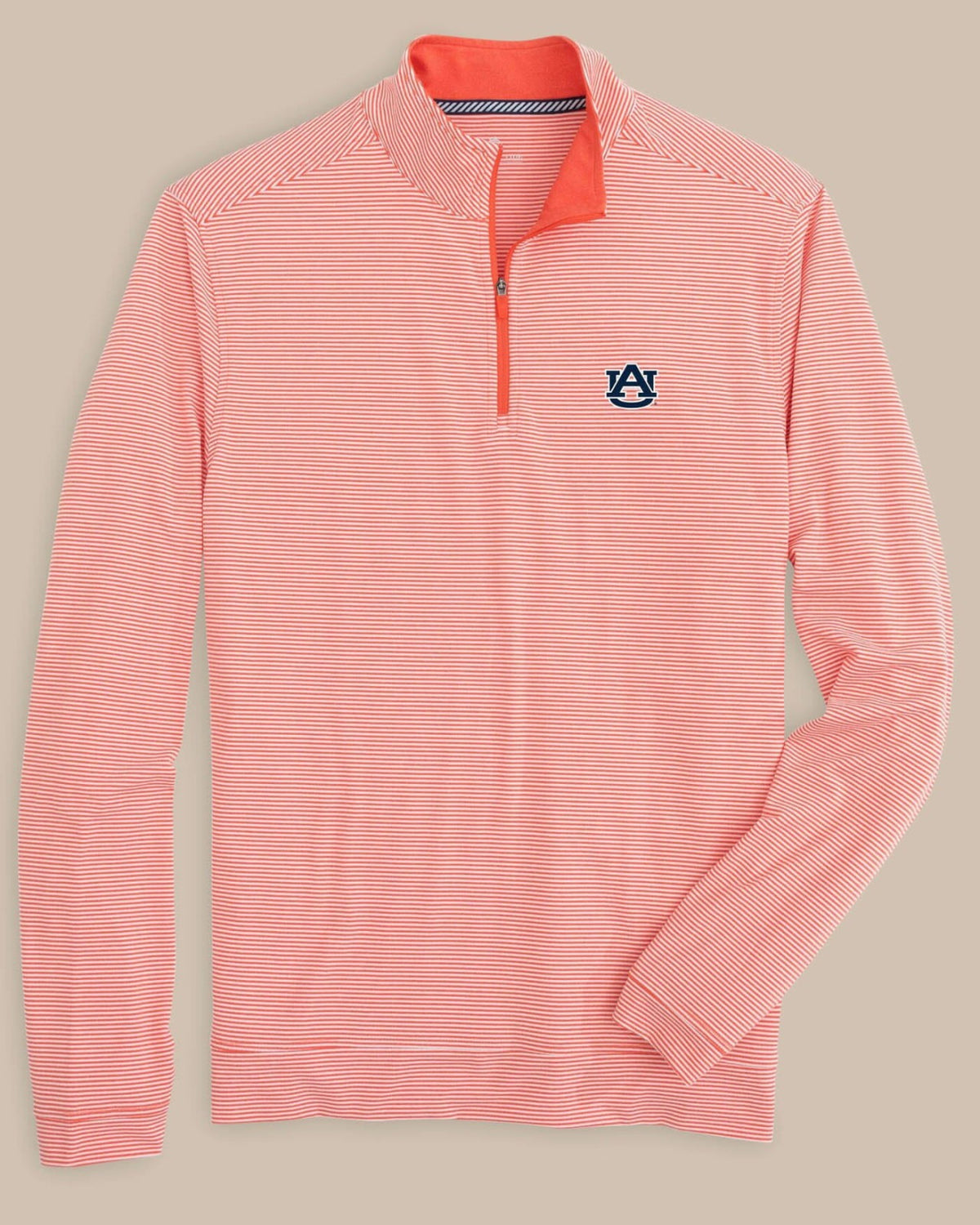 Auburn Tigers Cruiser Stripe Heather Quarter Zip