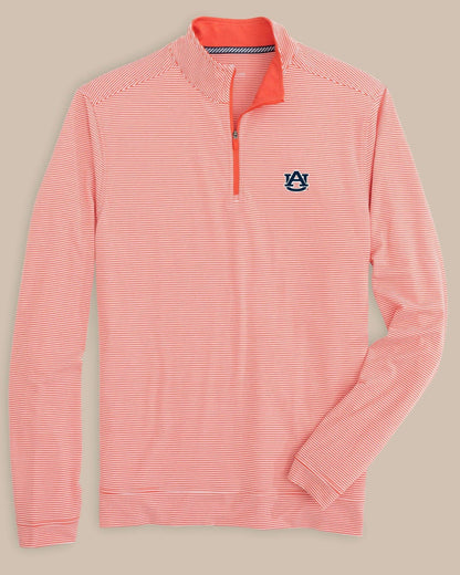 Auburn Tigers Cruiser Stripe Heather Quarter Zip
