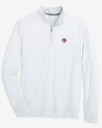 Texas A&M Aggies Stripe Heather Quarter Zip