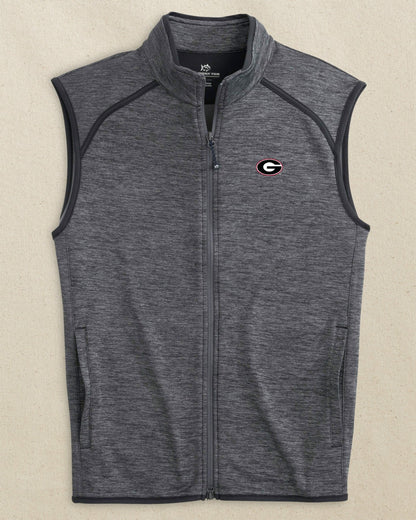 Georgia Bulldogs Oval G Baybrook Heather Vest