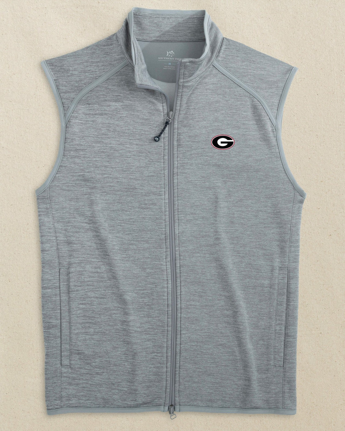 Georgia Bulldogs Oval G Baybrook Heather Vest