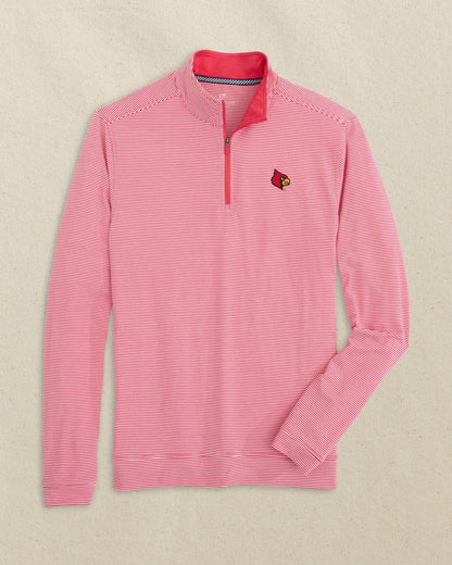 Louisville Cardinals Micro-Stripe Quarter Zip